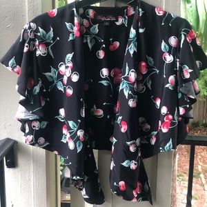 Trashy Diva Tie Top (cherry)